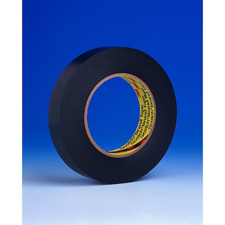 3M Vinyl Tape 472, Black, 1 1/2 In X 36 Yd, 10.4 Mil 7010369046